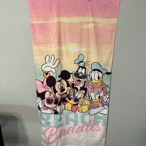 Disney Kids Swim Towel - Pink, Yellow, Blue